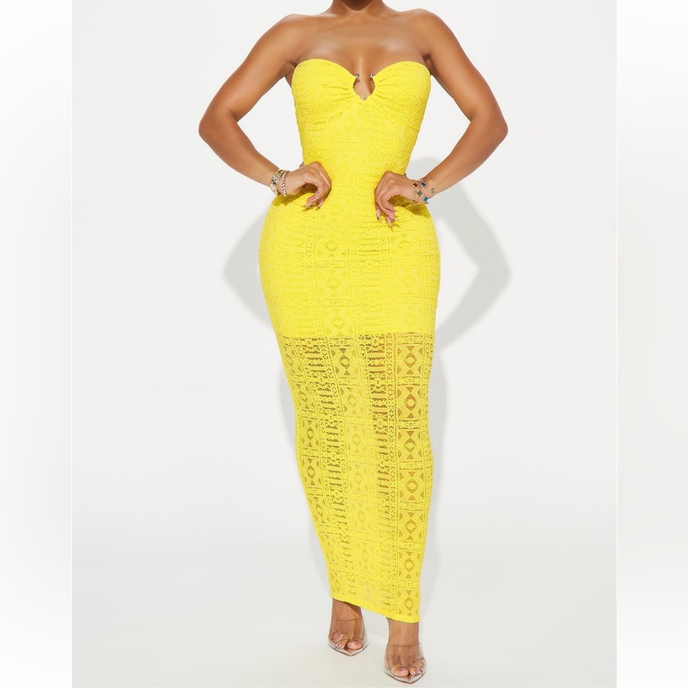 Yellow maxi dress 💛